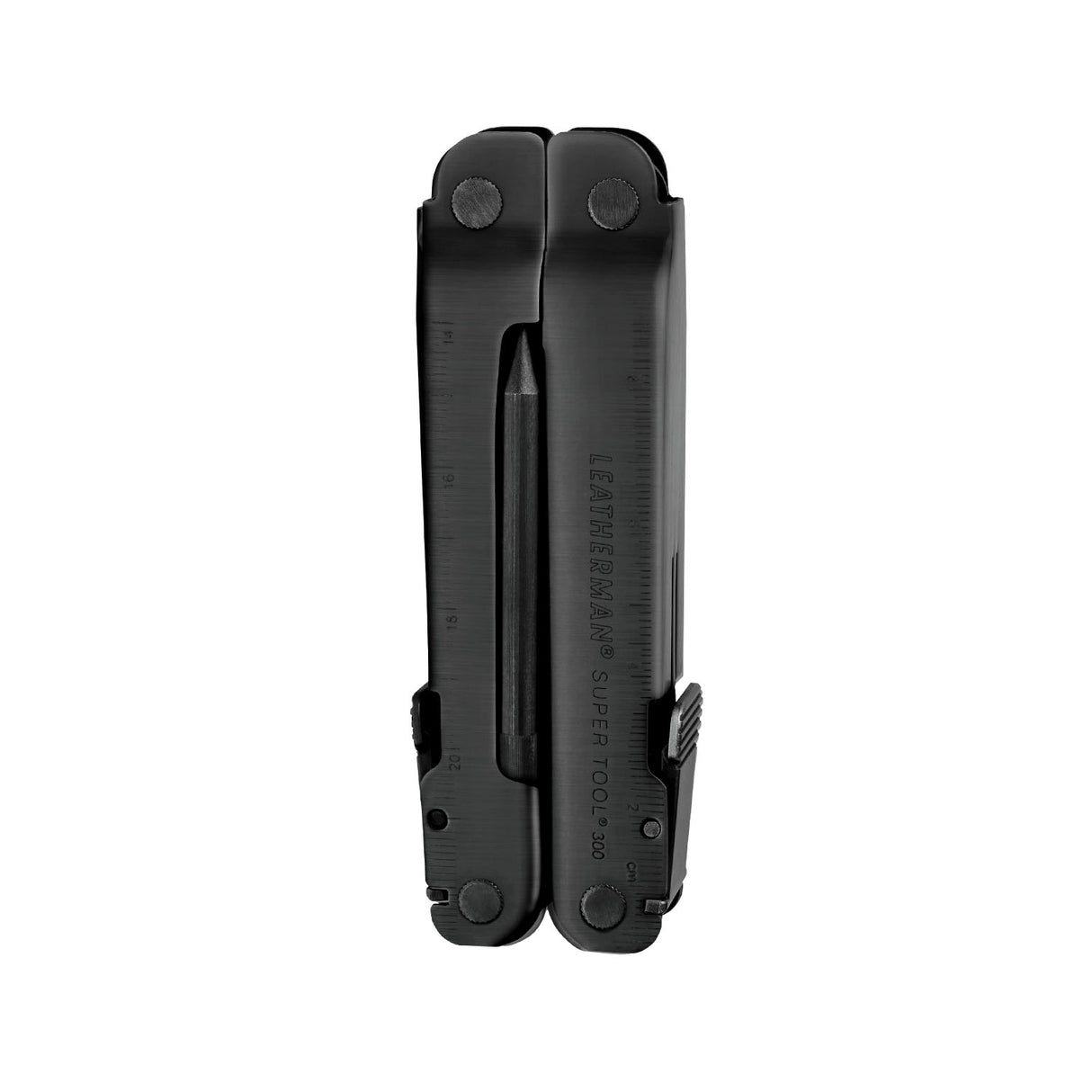 Translation missing: en.black Supertool 300 EOD closed showing imperial ruler