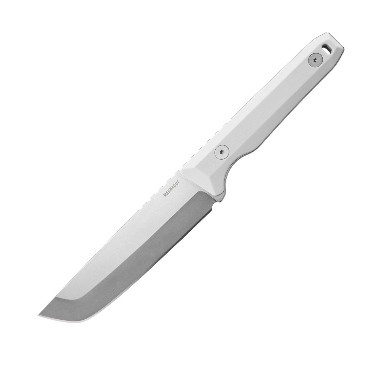 Translation missing: en.Leatherman Pioneer knife with Alpine handle, stainless steel blade shown open on a white background
