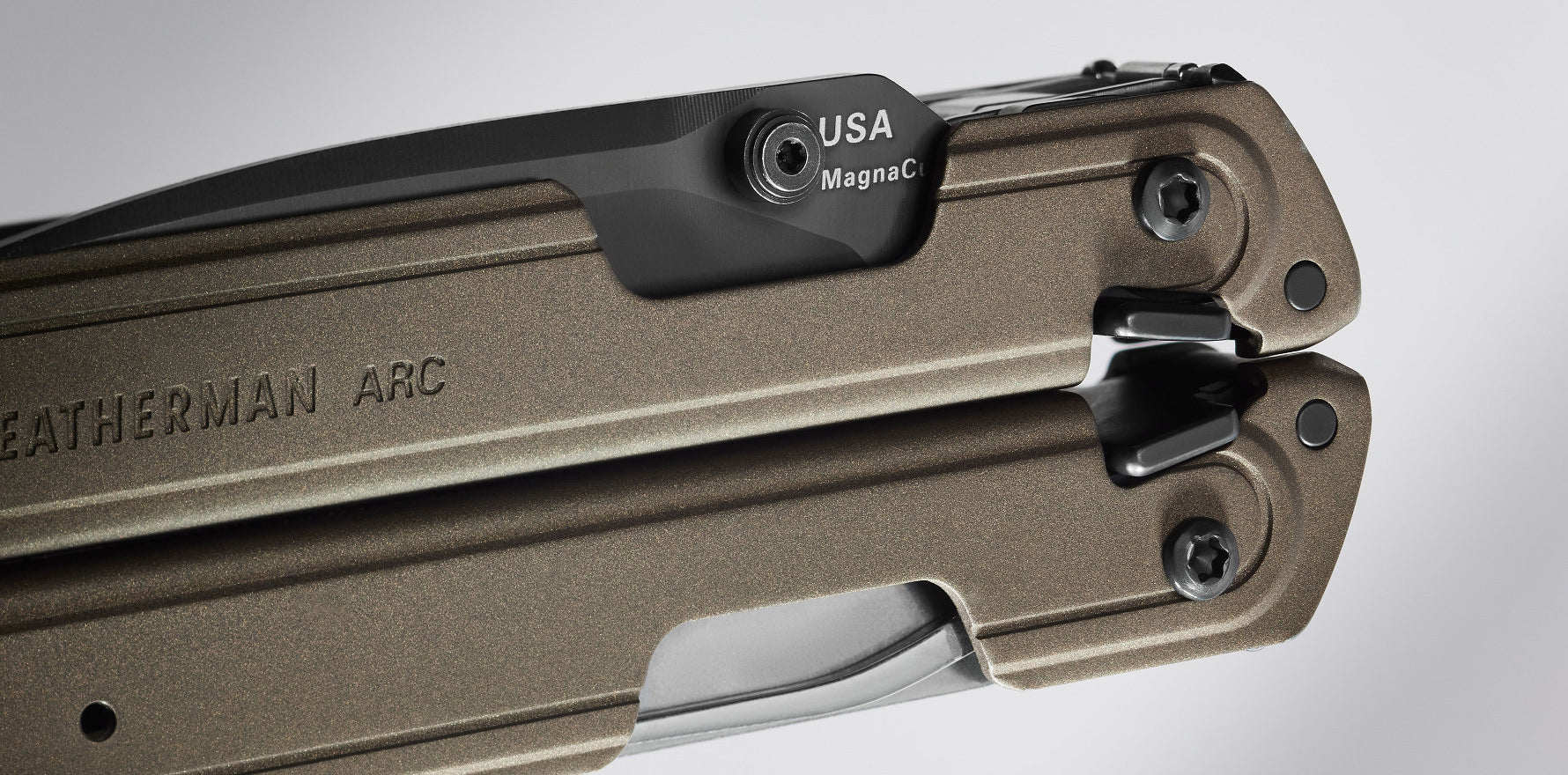 Close up of the ARC Talos showing the Bronze Cerakote coating