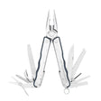 Translation missing: en.Opened stainless steel Leatherman Blast displayed on white background
