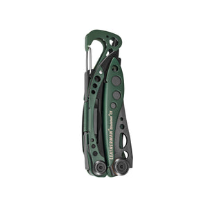 Translation missing: en.OD Green Leatherman Skeletool® CX multi-tool closed, showcasing its compact design